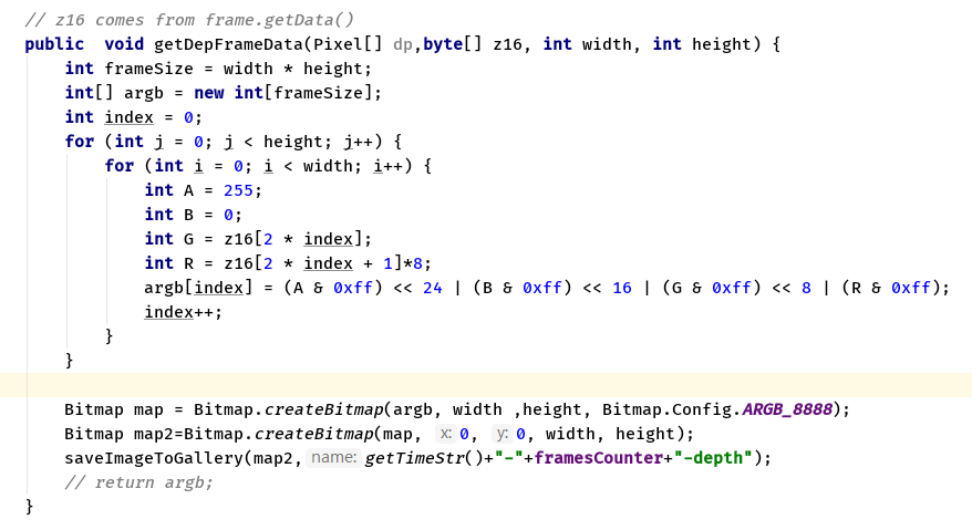 depth bitmap value Missing and point_3D value all are 0 · Issue #9635 ...