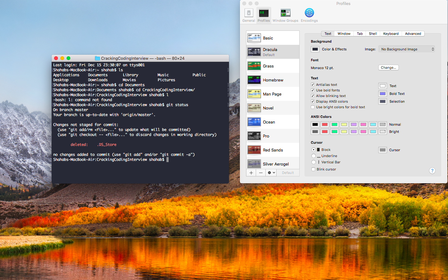 Not seeing theme syntax · Issue #4 · dracula/terminal-app · GitHub