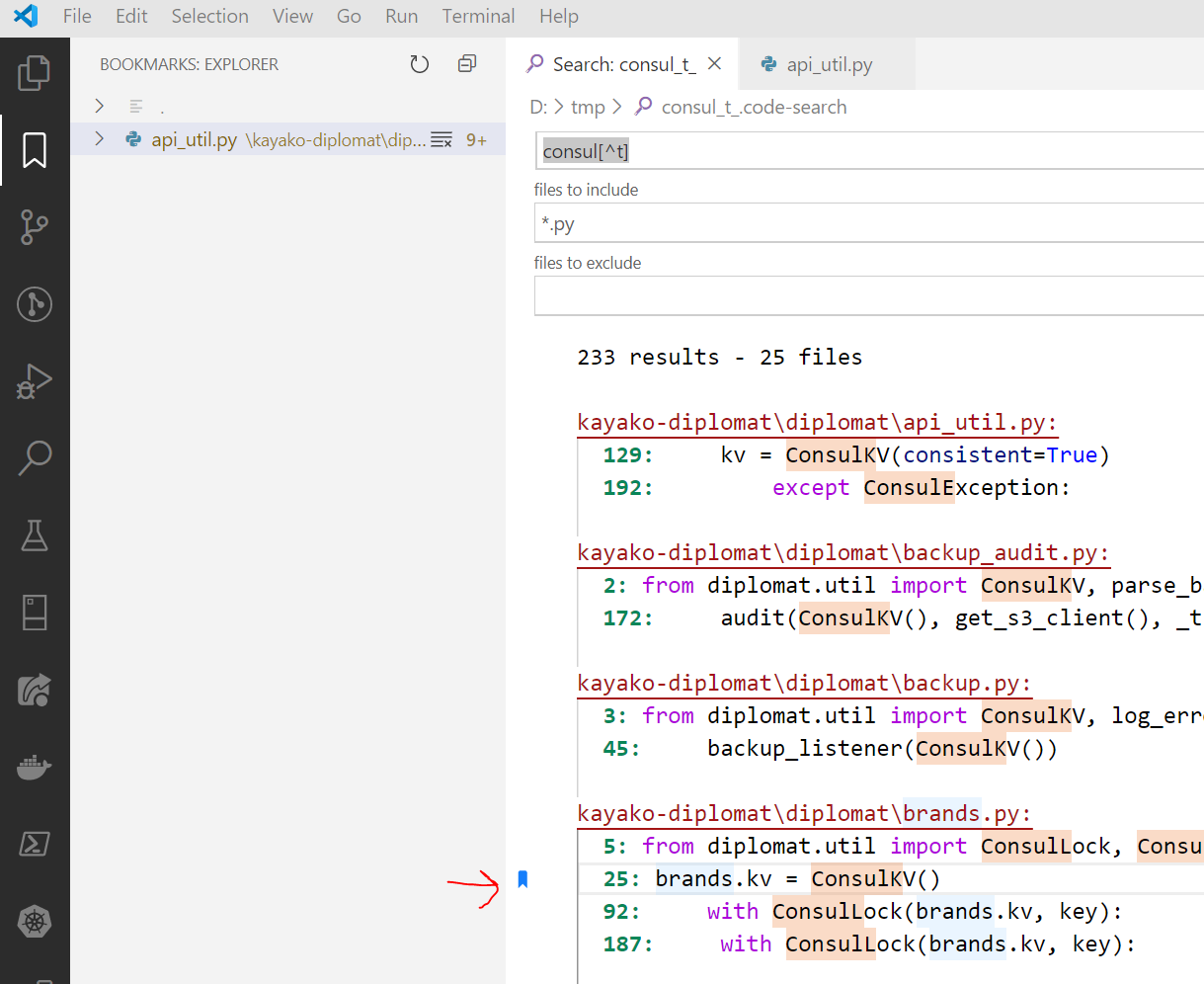 Avoid Bookmarks from being toggled in the new Search Editor · Issue ...
