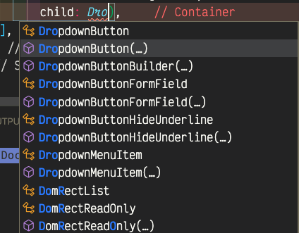 Parens not being brought when using autocomplete · Issue #2477 · Dart ...