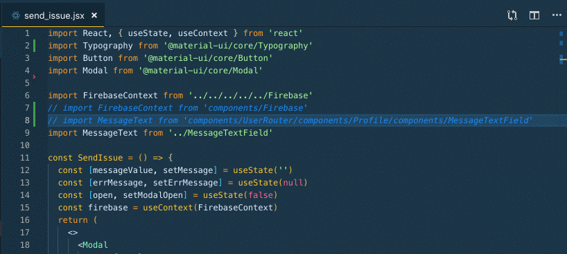 Format onSave does not work if import with a long relative path in file ...