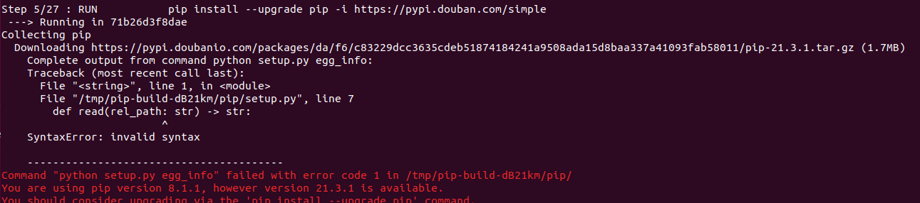 get the error when I try docker build -t muse . · Issue #1 · RiS3-Lab ...