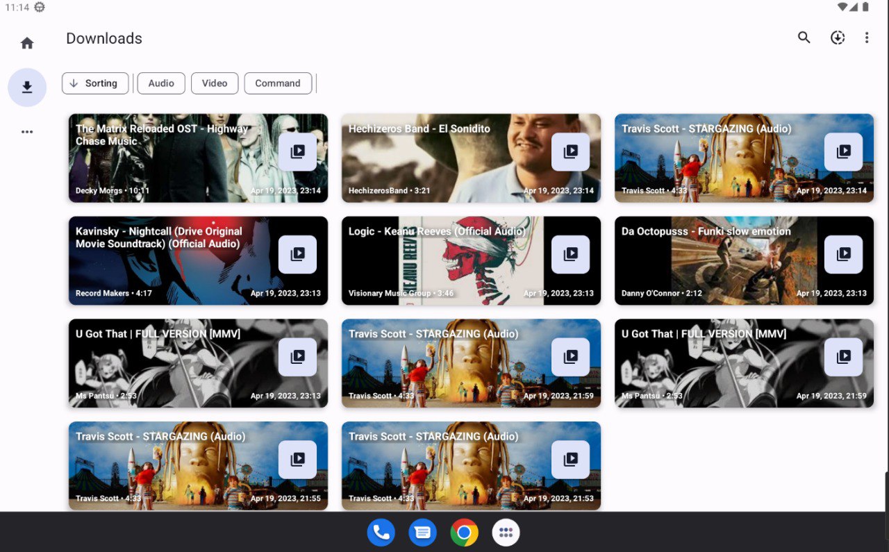 [FEATURE REQUEST] Better Tablet UI · Issue #92 · deniscerri/ytdlnis ...