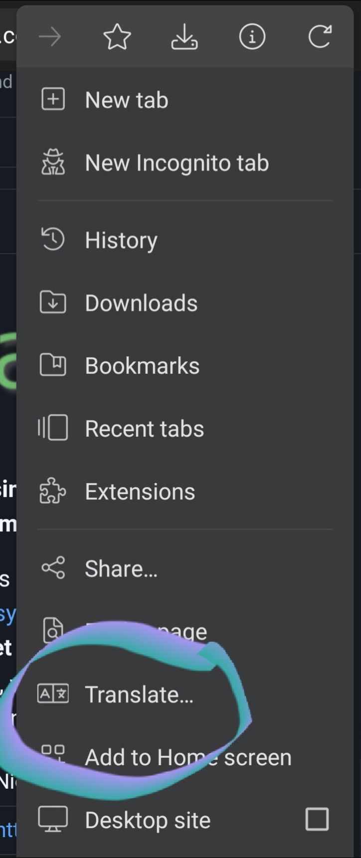 Feature Request Add new option in menu called bookmarklets where we