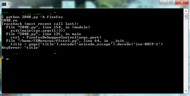 Error while trying to run program through Firefox browser · Issue #63 ...