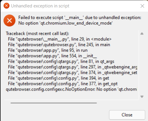 can not start in v2.5.0, Win11 and Python 3.10.4 · Issue #7099 ...