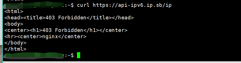 默认获取 ipv6 的接口返回 403 了 · Issue #220 · jeessy2/ddns-go · GitHub