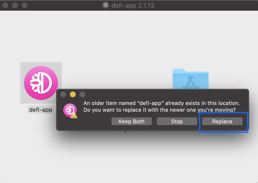 Replace app2