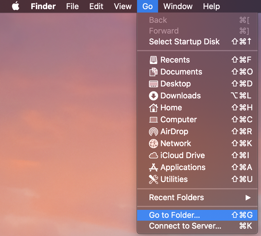 Mac - Go To Folder