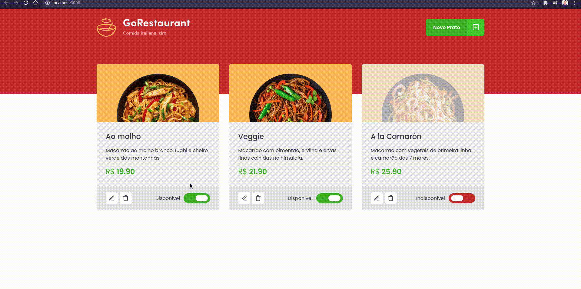 GitHub - Cr-collab/Go_Restaurant: Projeto de Refatoramento de um ...