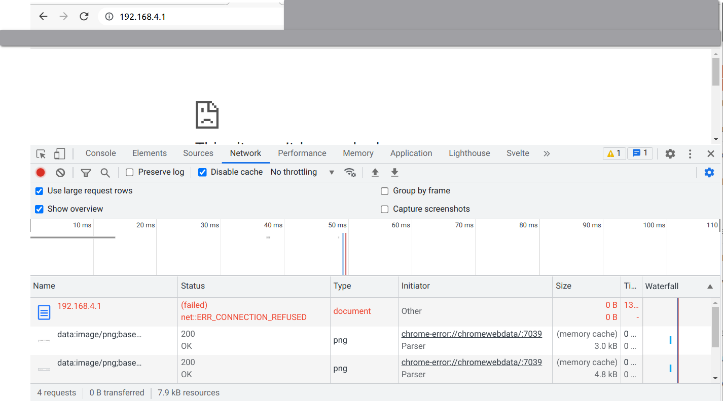 nanoweb-connection-refused