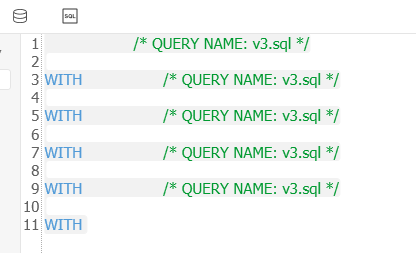 When I File --> Open any SQL-file, I'm getting not only the text of the ...