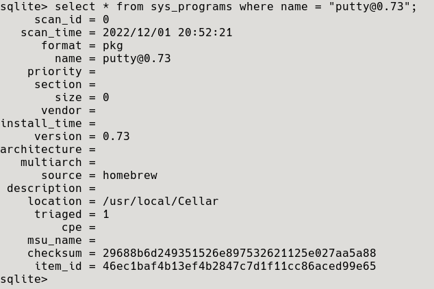 SPIKE - Vulnerability Detection doesn't analyze brew packages from ...