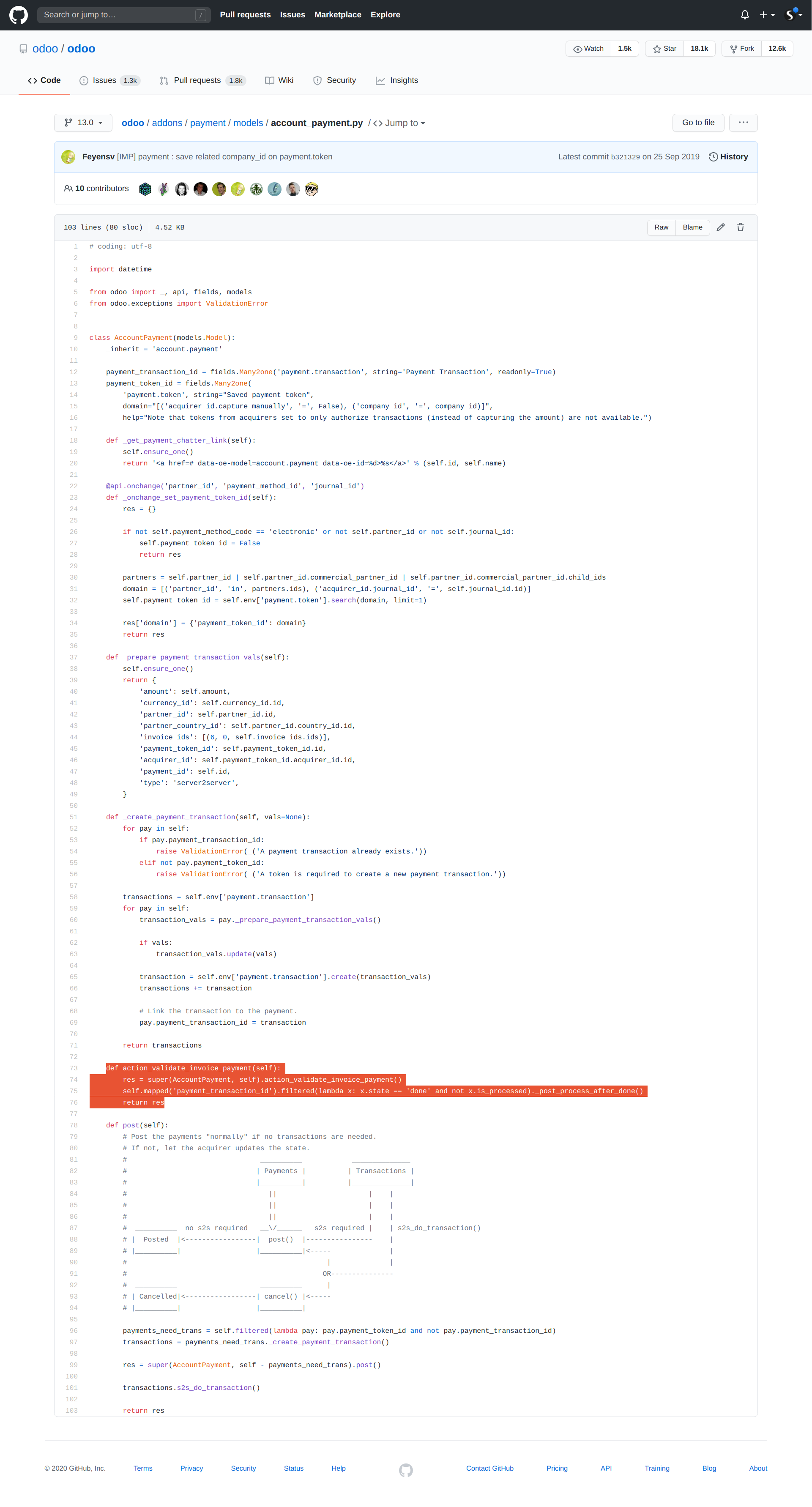 Method defined but it is not used anywhere · Issue #54530 · odoo/odoo ...