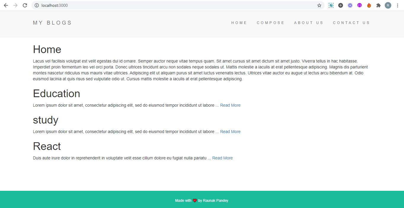 GitHub - raunakpandey1/Blog-website: A Personal Blog Website made in ...