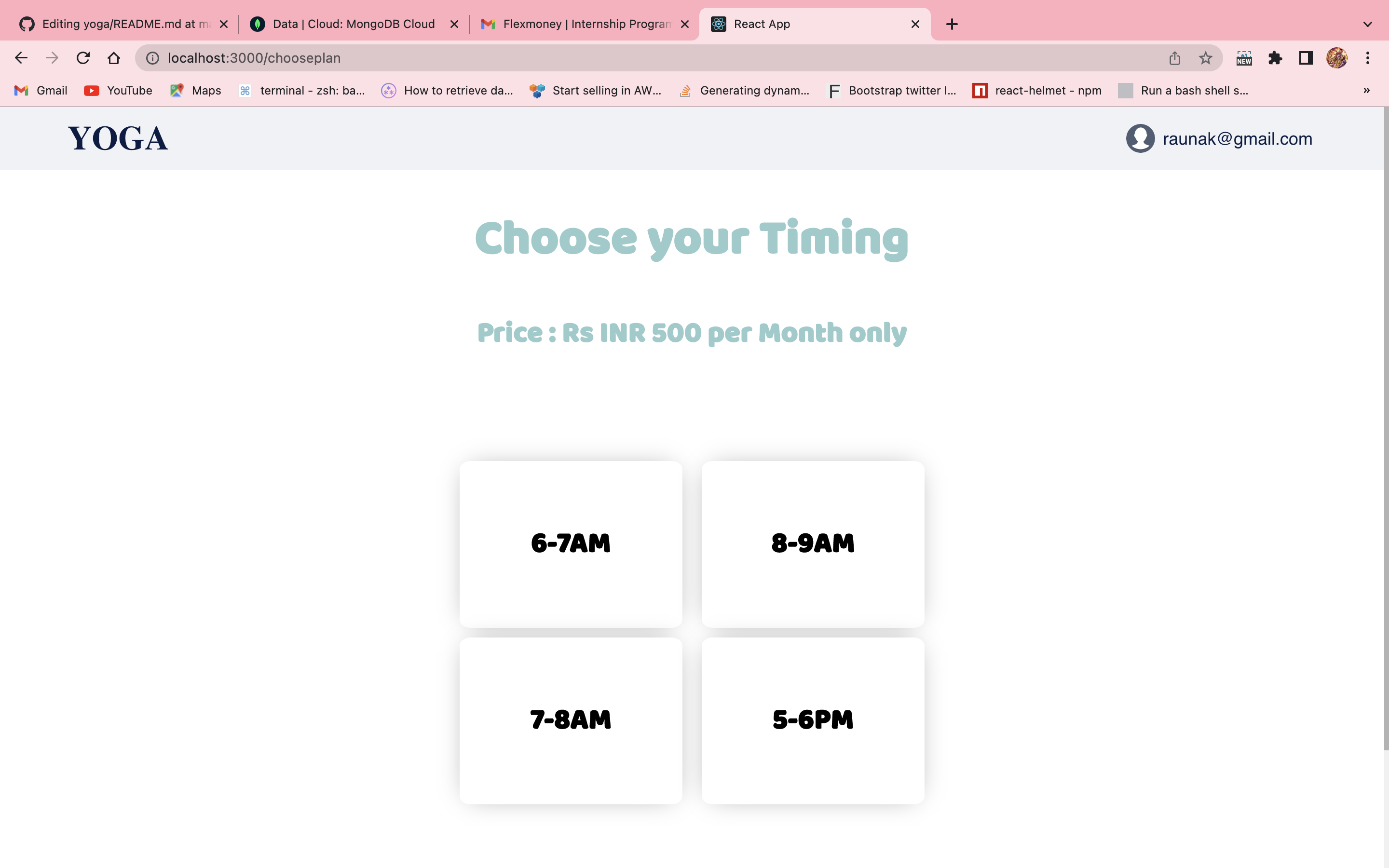 GitHub - raunakpandey1/yoga: Basic Yoga Classes MERN Application · GitHub