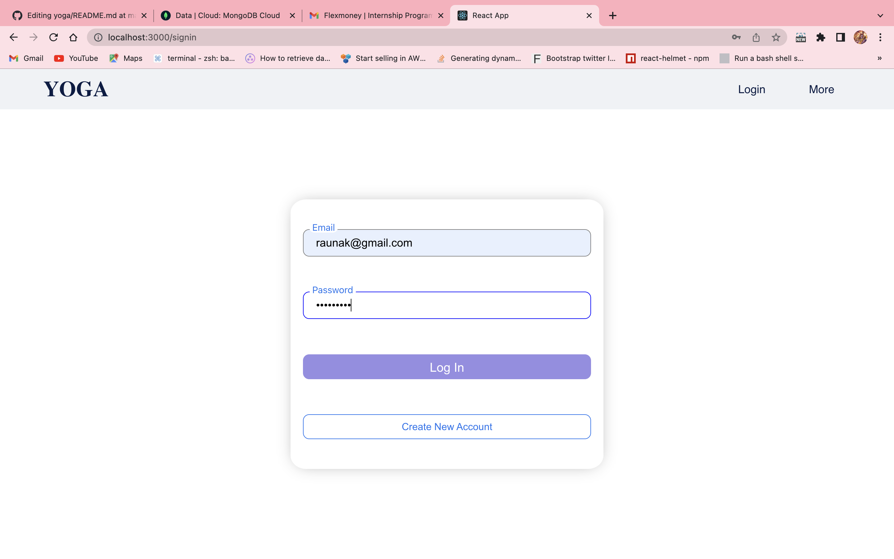 GitHub - raunakpandey1/yoga: Basic Yoga Classes MERN Application · GitHub