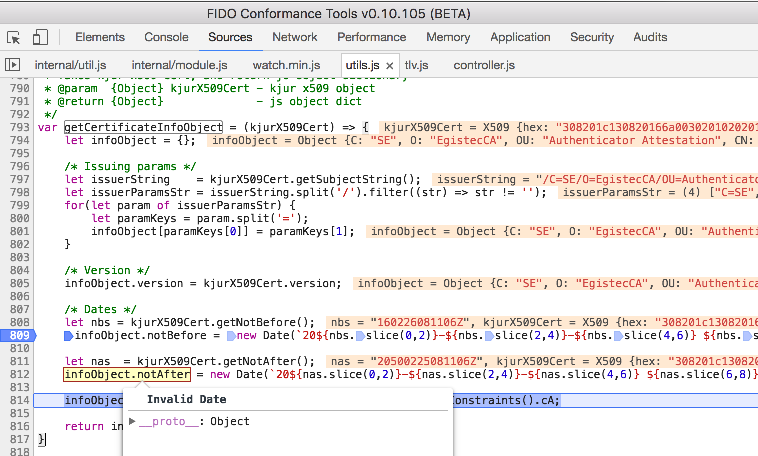 current x509 notAfter parser can't handle year 2050 · Issue #337 · fido ...