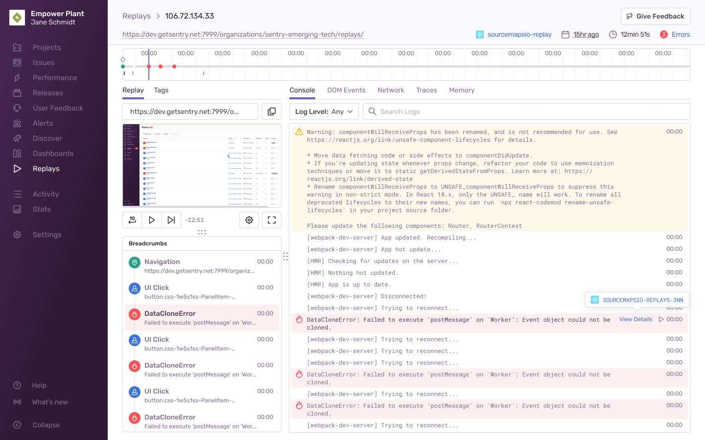 Each tab looks quite different · Issue #38620 · getsentry/sentry · GitHub