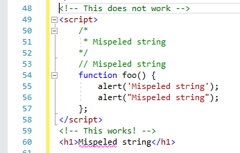 Tool does not check spelling inside html tag. · Issue #177 · EWSoftware ...