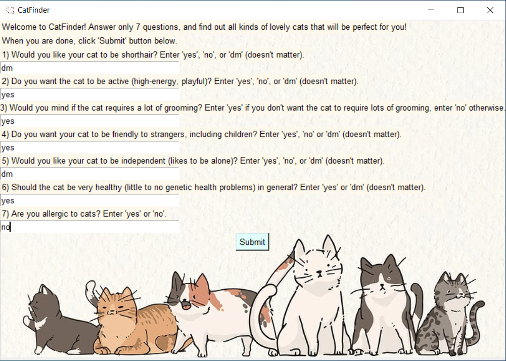 GitHub - tammy-kim/CatFinderApp: Provides a list of Cat Fanciers ...