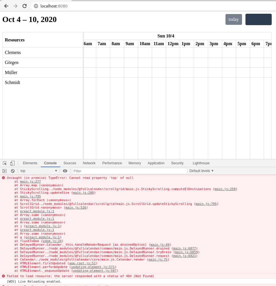 resourceTimelineWeek does not work in shadow dom · Issue #5888 ...