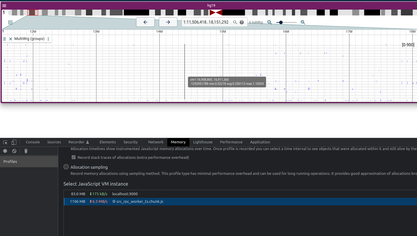 Memory leak in dev mode · Issue #3117 · GMOD/jbrowse-components · GitHub