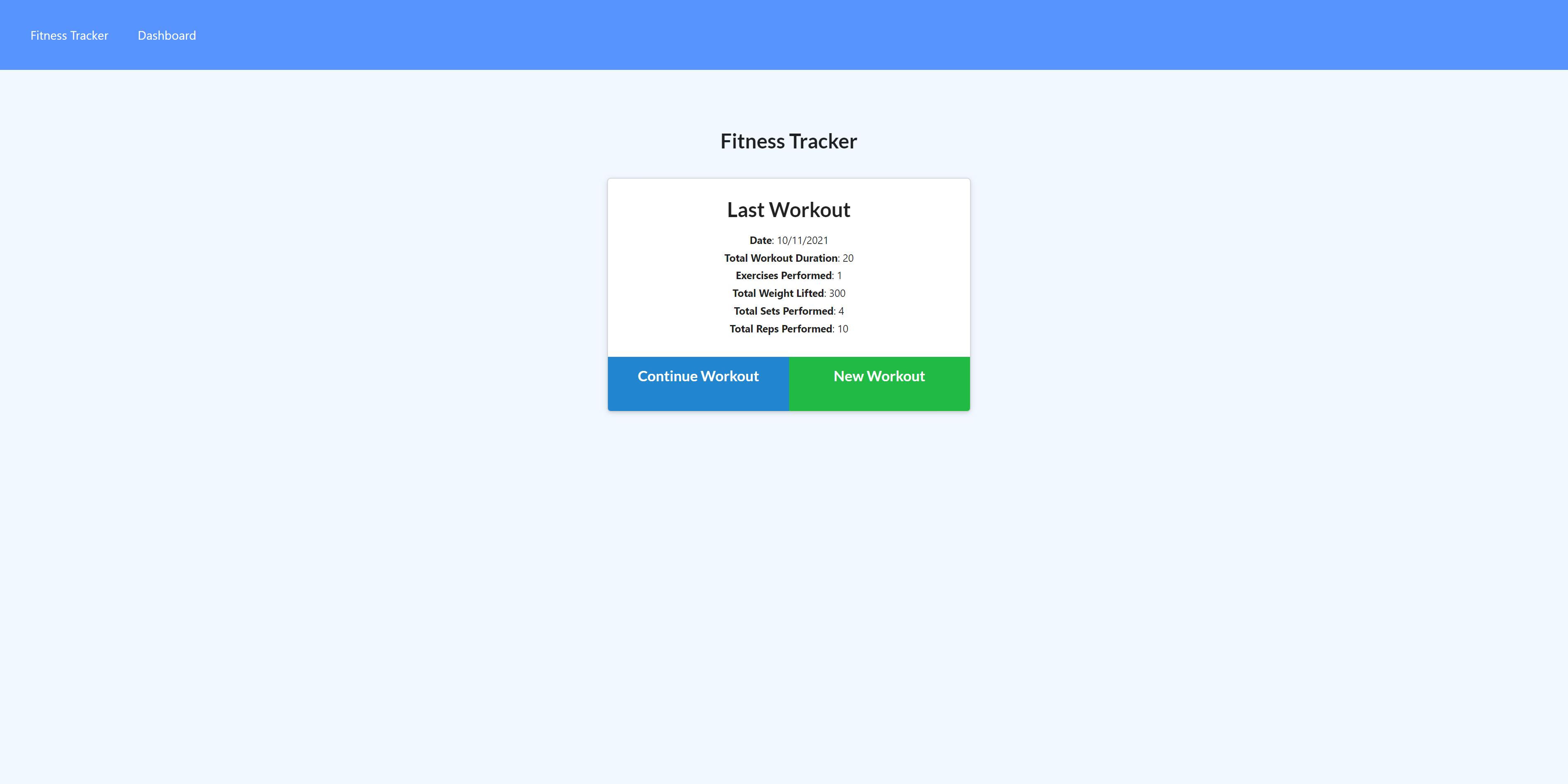 GitHub - melakusheri/Workout-Tracker