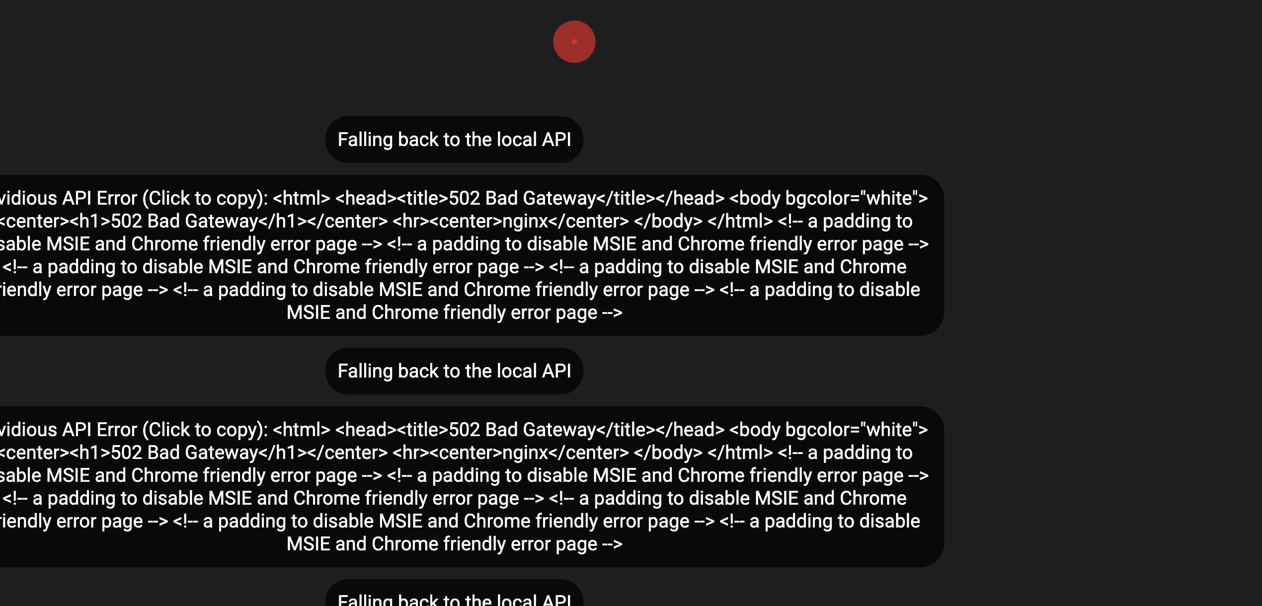 [Bug]: too many to list .. everyone happened after updating today to ...