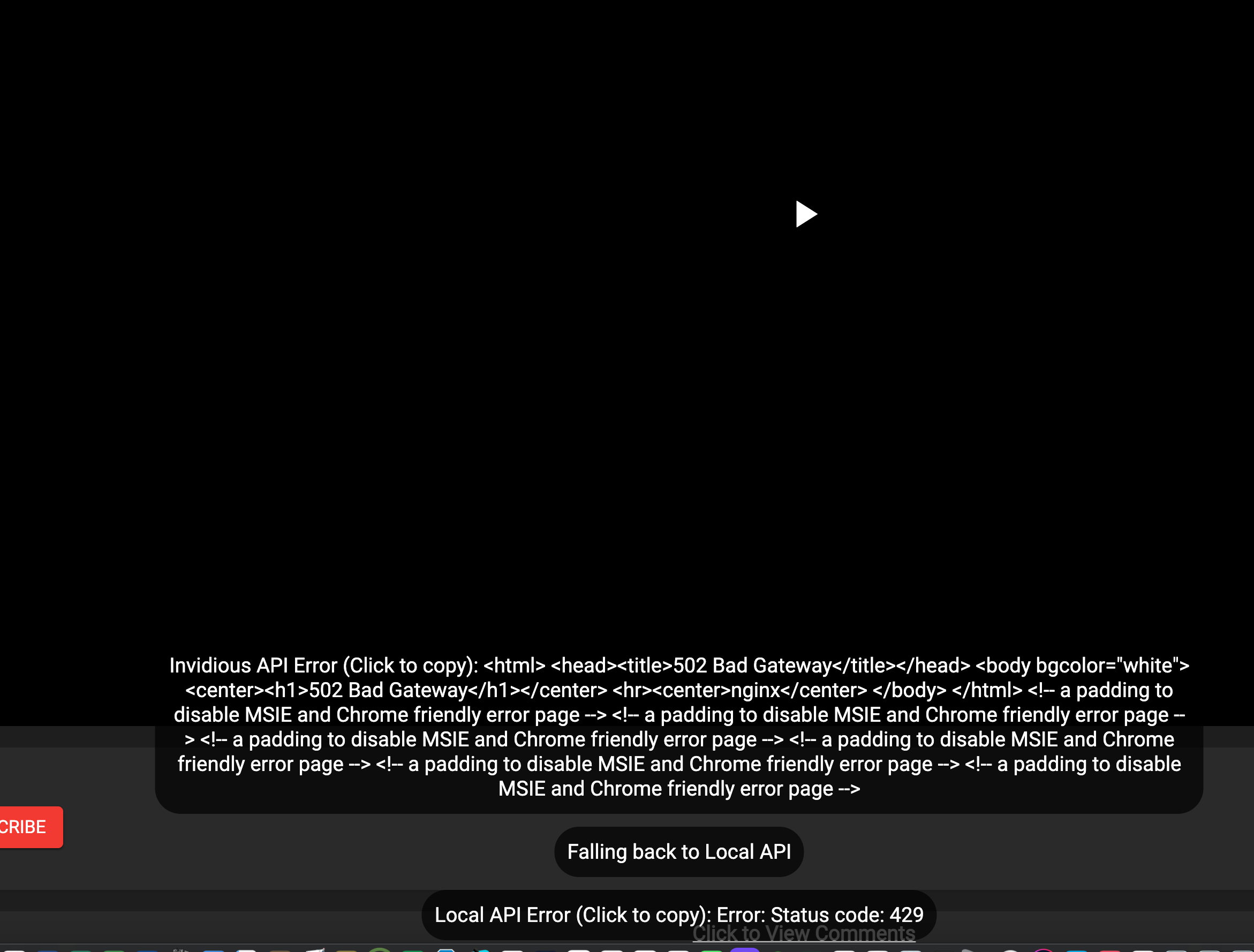 [Bug]: too many to list .. everyone happened after updating today to ...