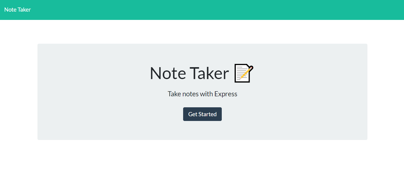 GitHub avanidhalgara/NoteTaker_mySql The Note Taker is an app that