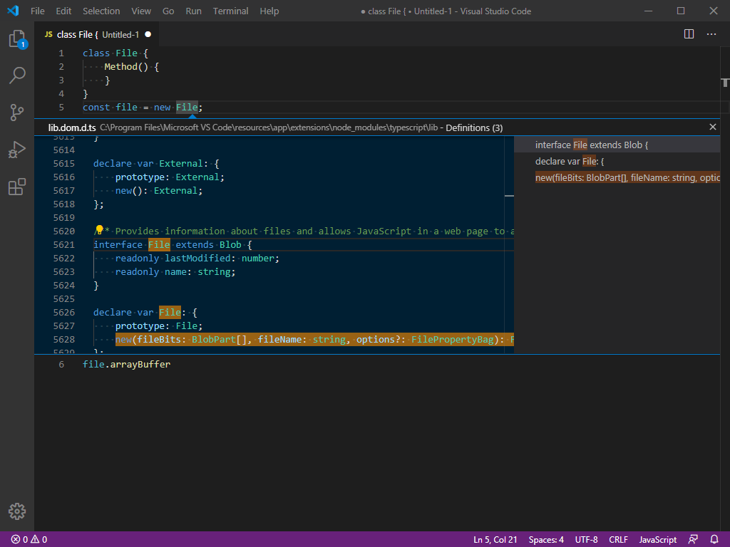 2020-06-04 11_02_22-● class File { • Untitled-1 - Visual Studio Code