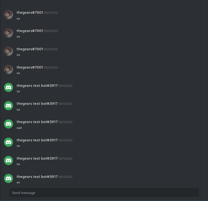 Github thegears bot client discord bot client