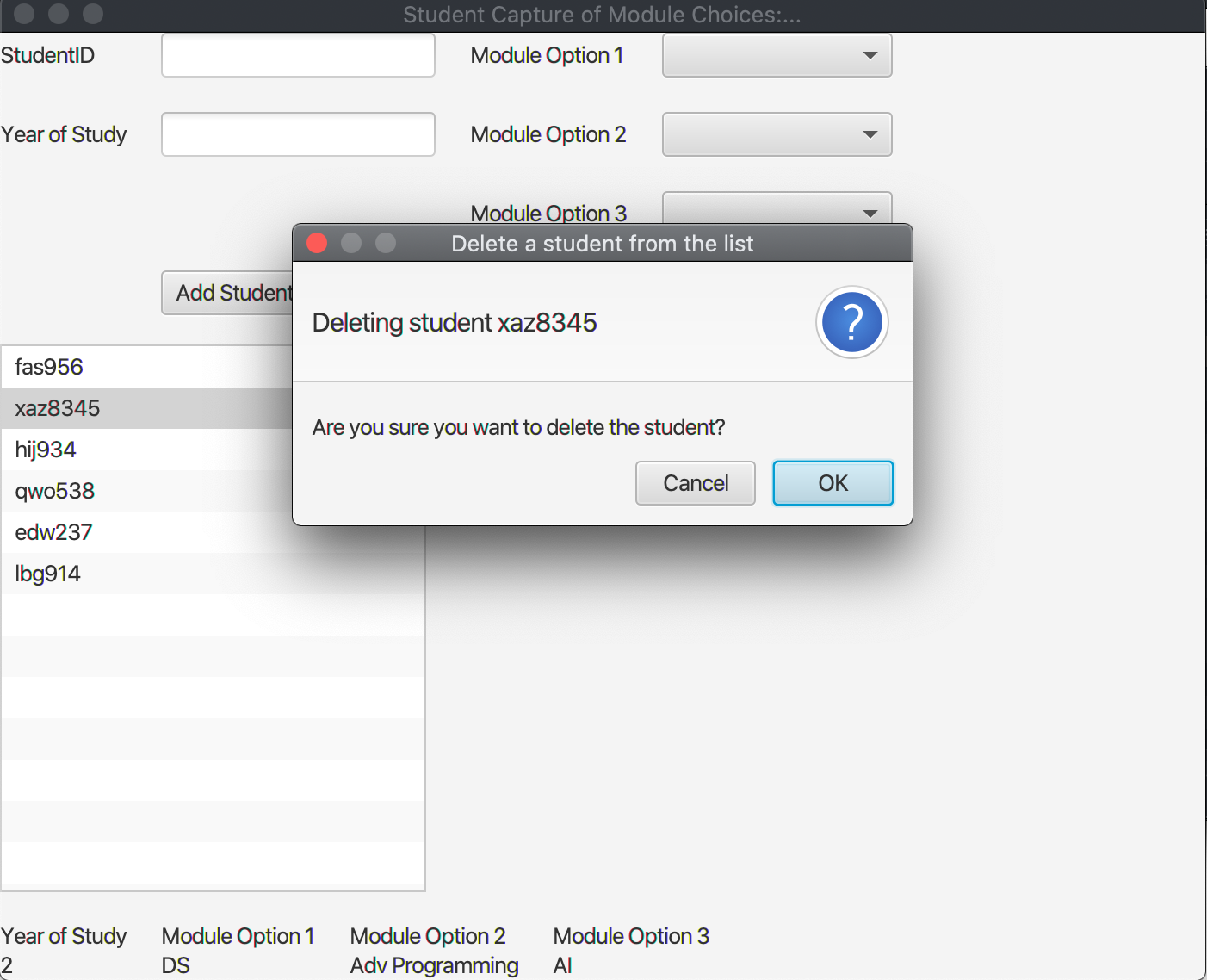 GitHub - matty271828/StudentSystem: University assignment to create a ...