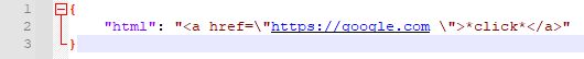 JSON syntax highlighting error when escaping a quote right after a link ...