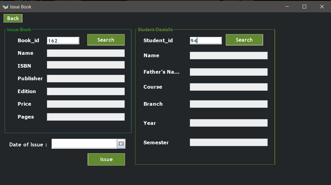GitHub - harshpac/MY_LIBRARY: This is a desktop application software ...