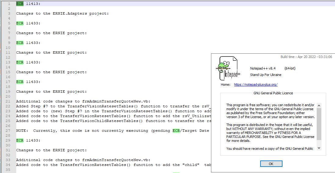 NotePad++ 8.4 Highlights every Instance of the first word in the