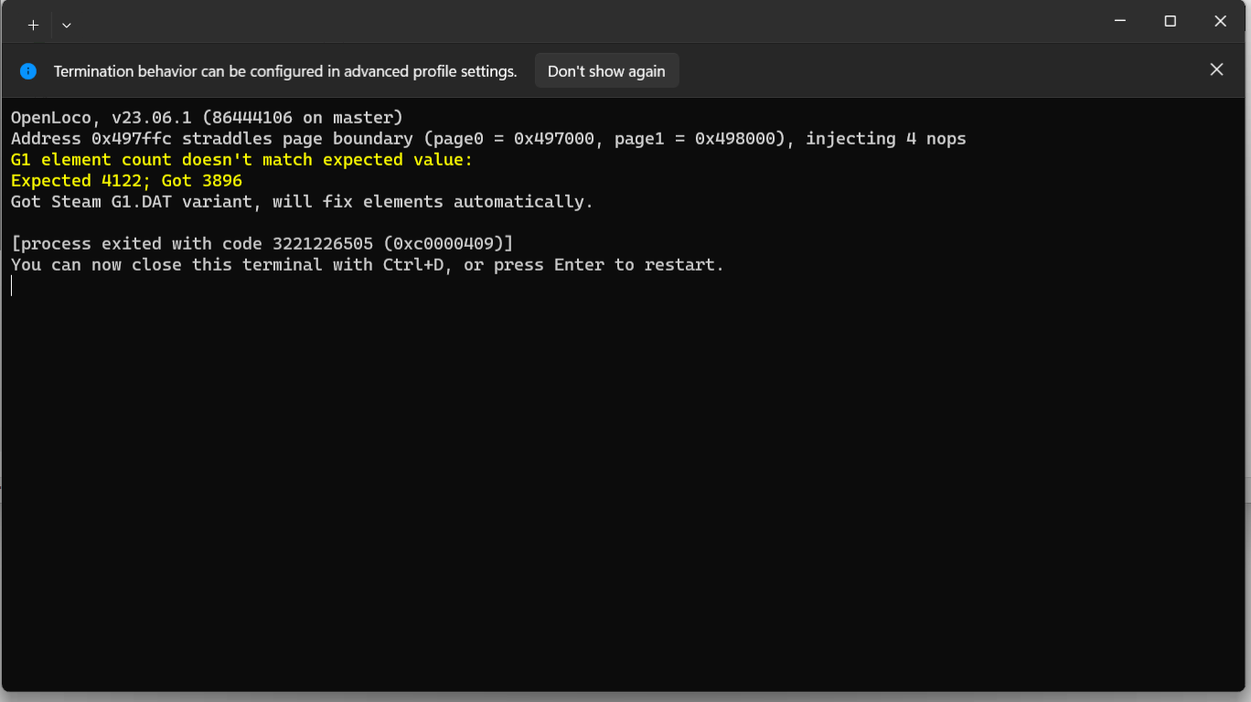 Crashes Without Starting Issue 1999 OpenLoco OpenLoco GitHub crashes-without-starting-issue-1999-openloco-openloco-github