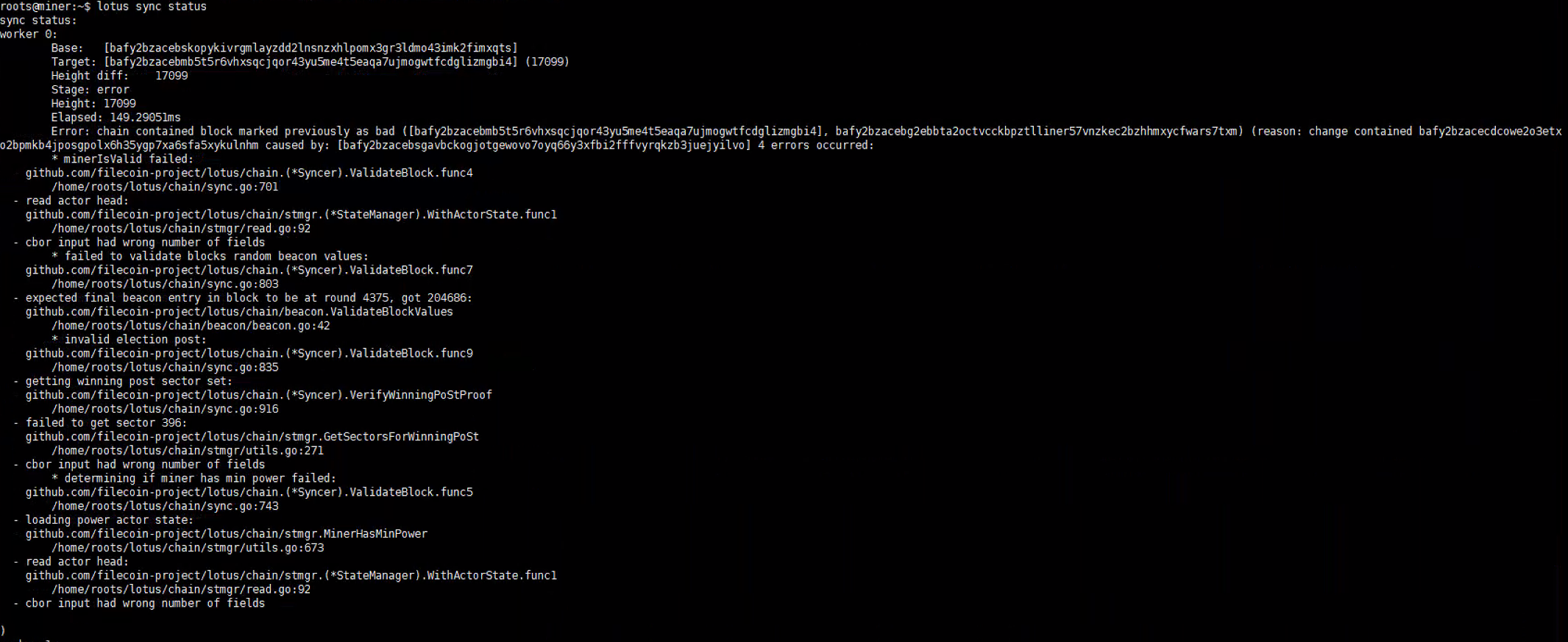 Block validation failure · Issue 2671 · filecoinproject/lotus · GitHub