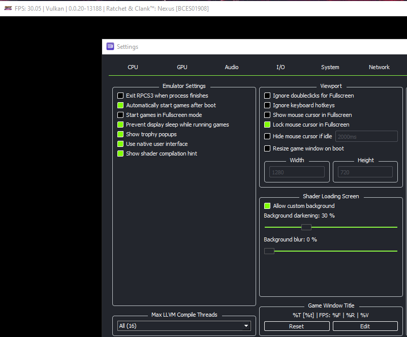 Game Window Title customization doesn't work · Issue #11393 · RPCS3 ...