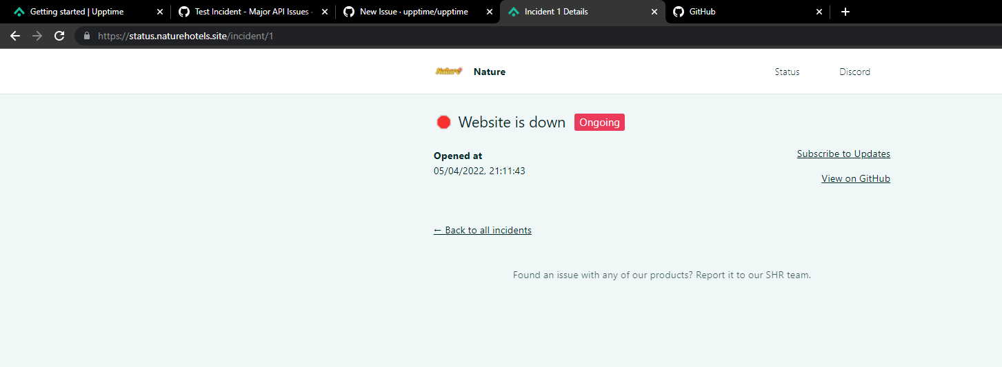 An error occurred in trying to get the latest status details. · Issue ...
