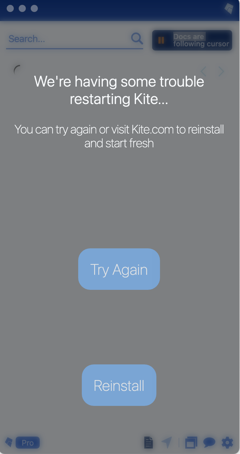 Kite fails to initialize · Issue 592 · kiteco/issuetracker · GitHub
