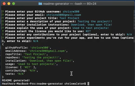 GitHub - chrisrw300/readme-generator