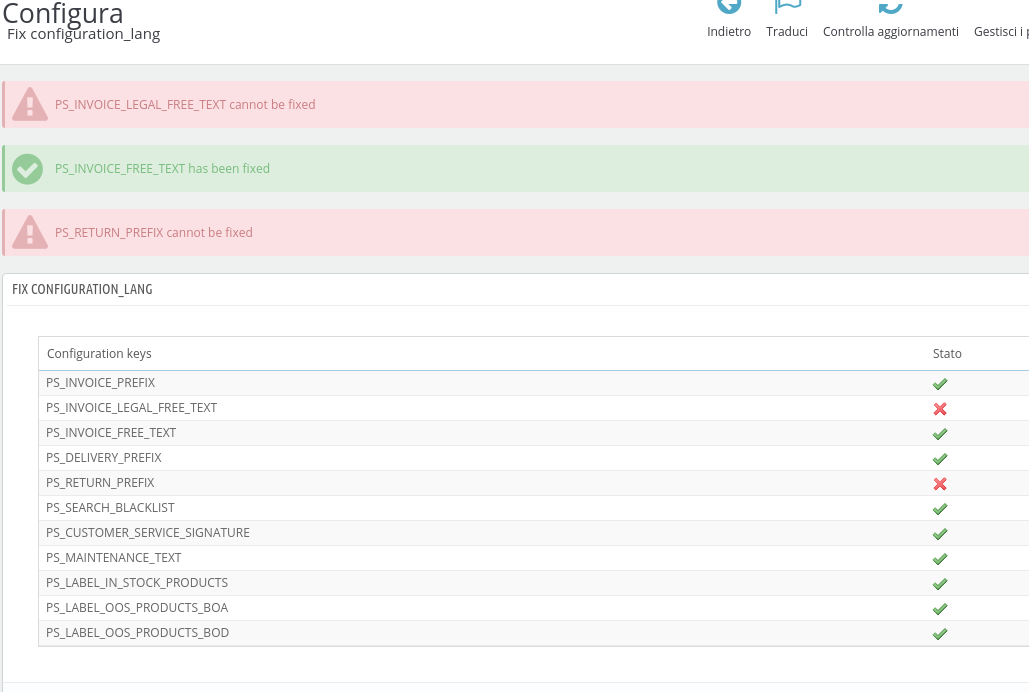 Admin Invoices - Expected argument of type "object, array or empty ...