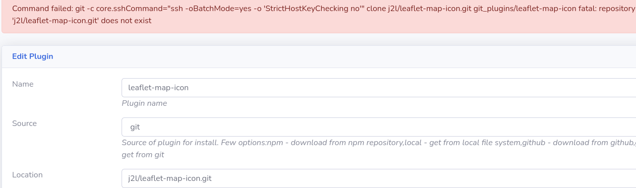 can't install plugin using git · Issue #875 · saltcorn/saltcorn · GitHub