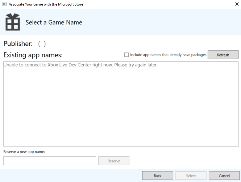 Xbox Live Association Wizard problem · Issue 245 · microsoft/xboxlive