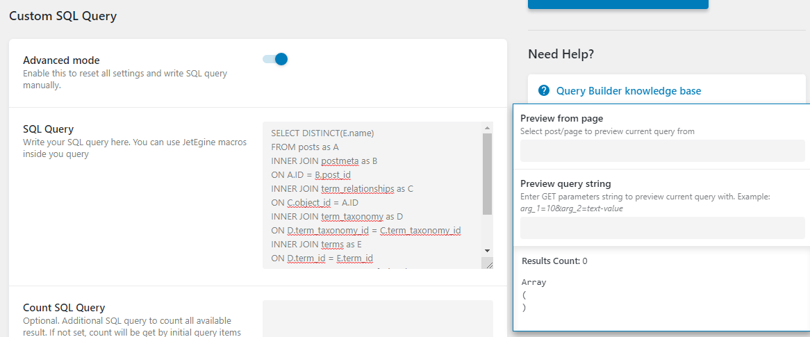 Query Builder Enabled Distinct or Group By in Module Builder · Issue ...