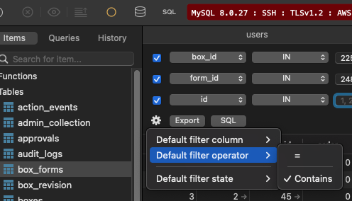 Feature Idea: Add "in" to default filter operators · Issue #2689 ...
