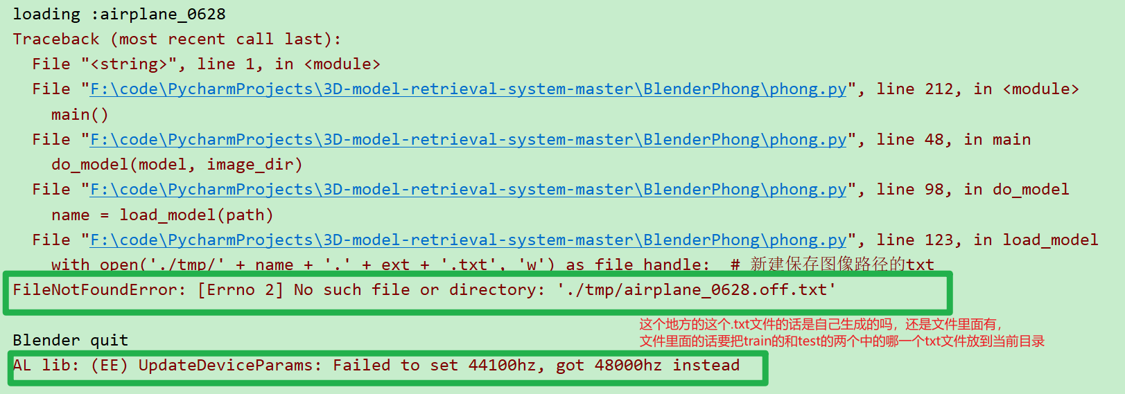 模型格式转换问题 Issue 8 Zhashbrown 3d Model Retrieval System Github