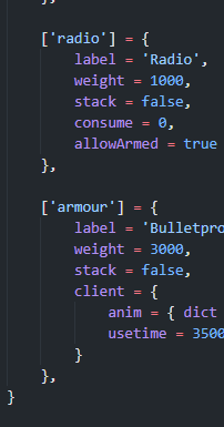 Convert process from sql to items.lua comma issue · Issue #638 ...
